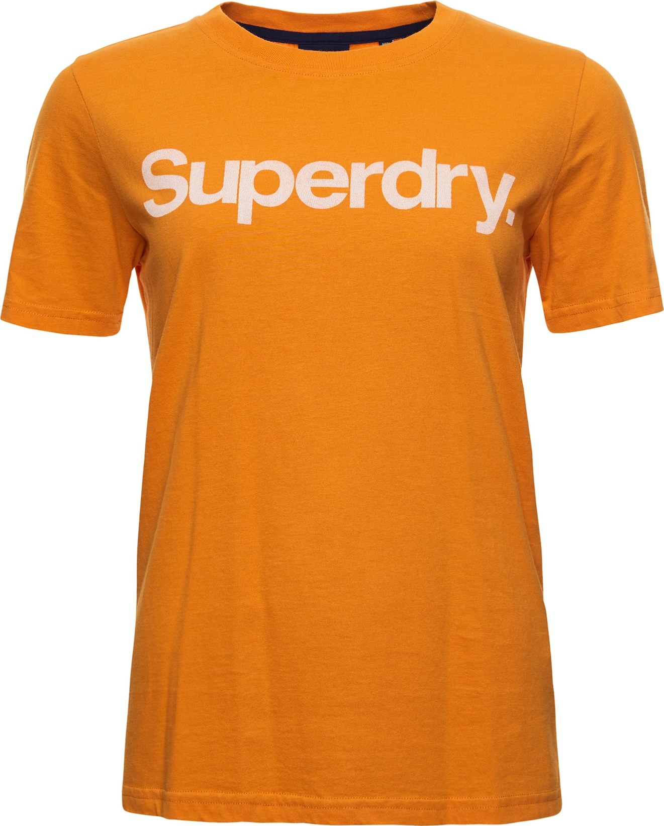 Superdry Tričko 'Core' zlatě žlutá / námořnická modř / světle růžová