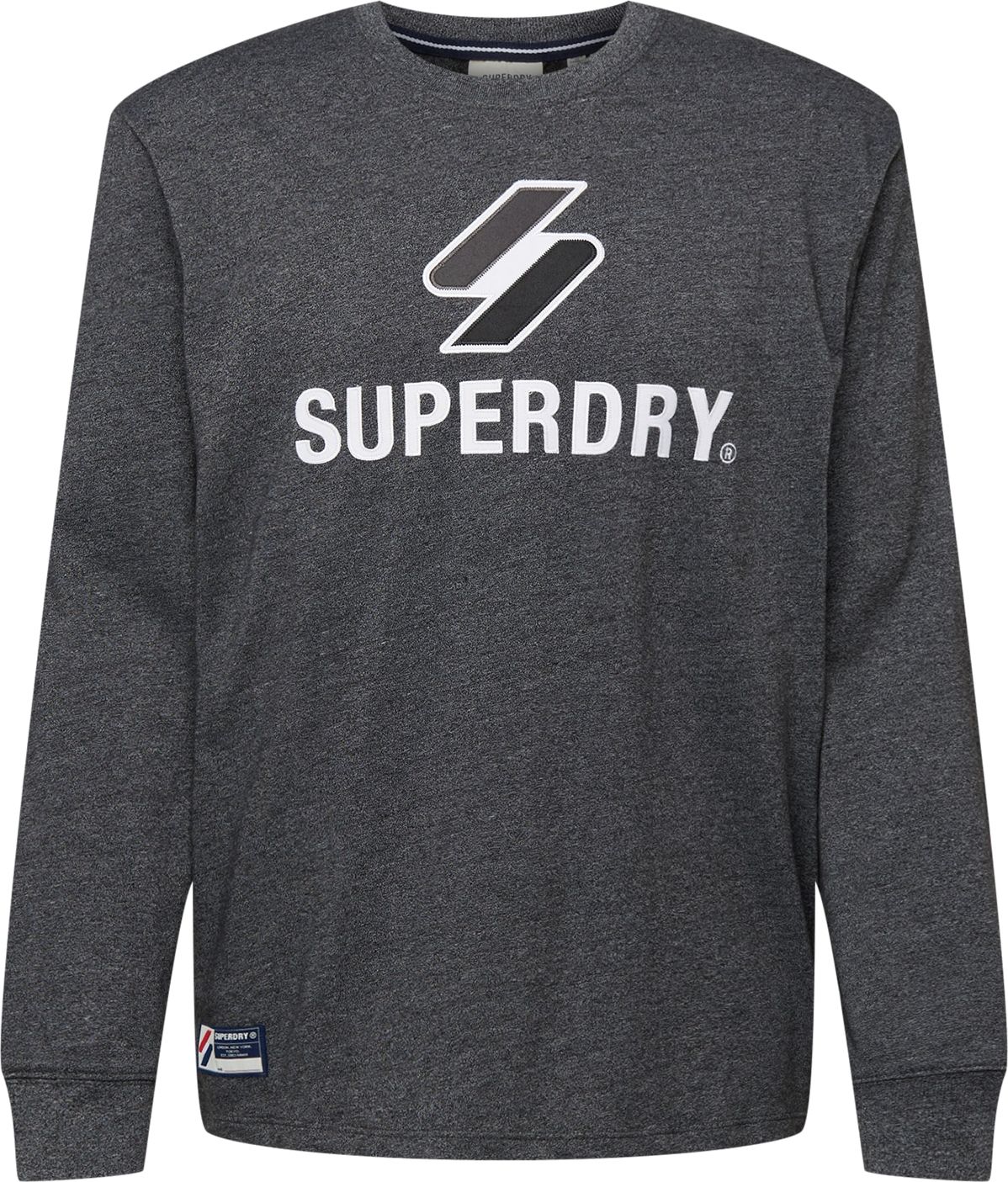 Superdry Tričko tmavě šedá / bílá / černá / marine modrá / červená