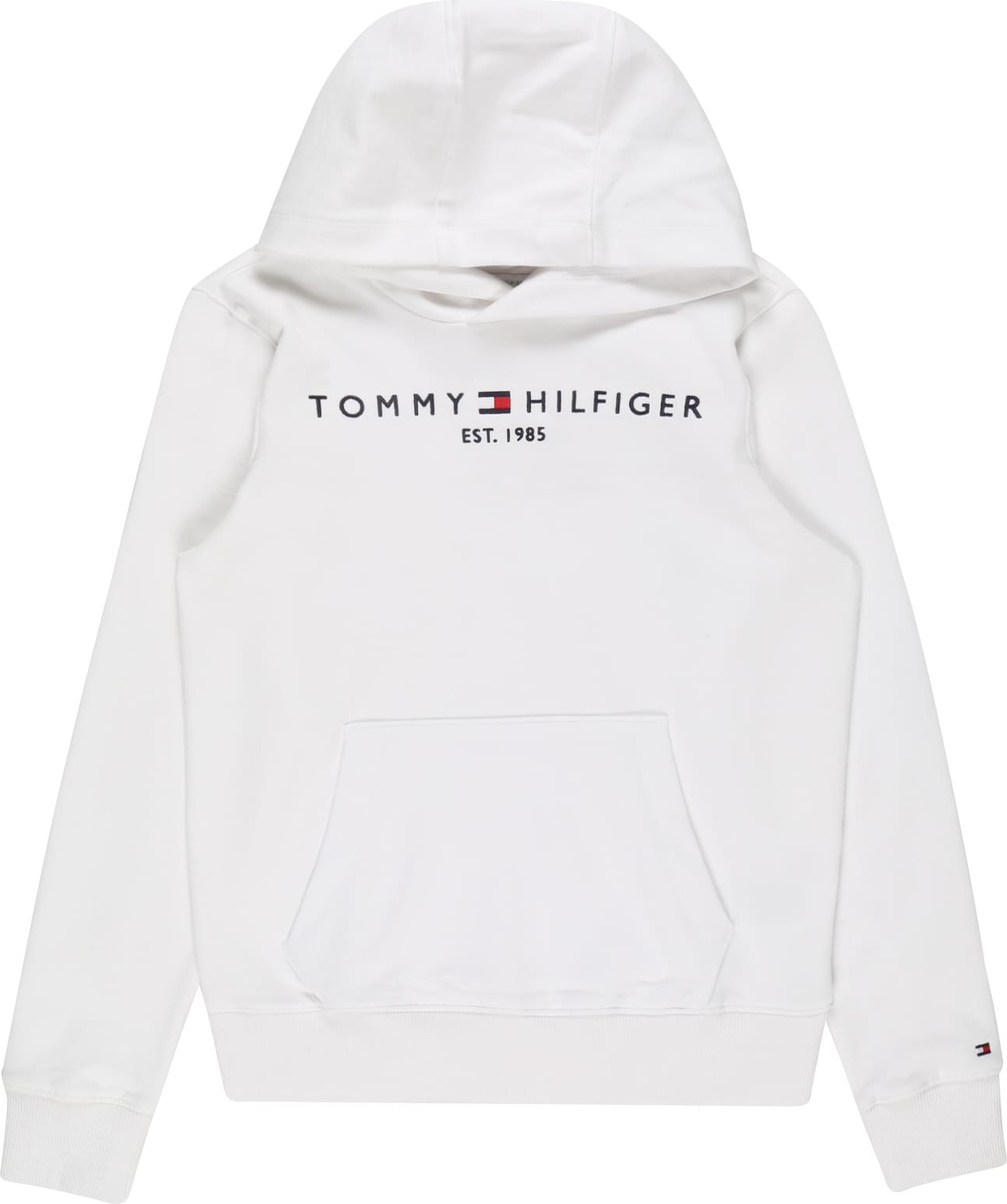 TOMMY HILFIGER Mikina bílá / námořnická modř / červená