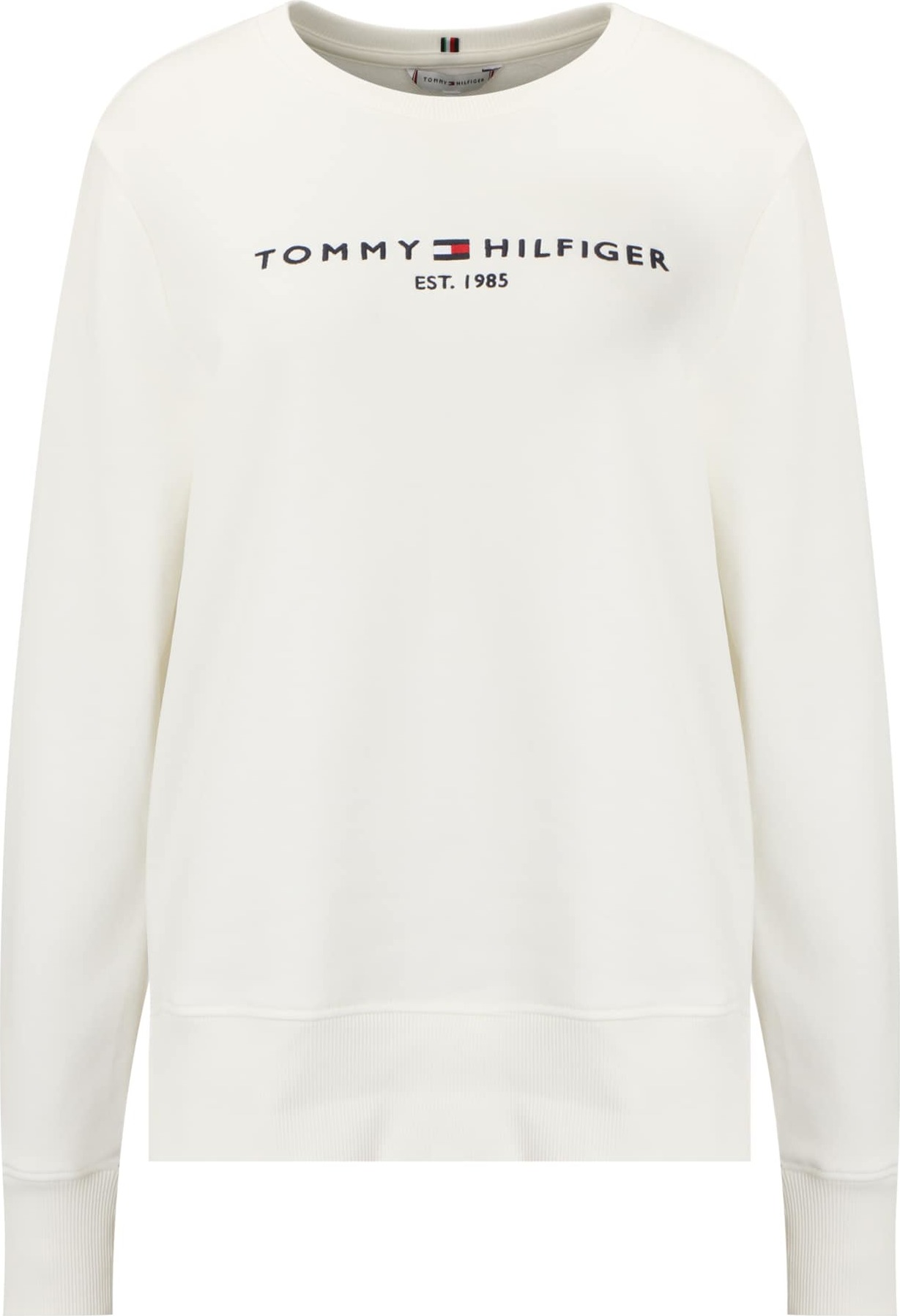 TOMMY HILFIGER Mikina krémová / námořnická modř / červená