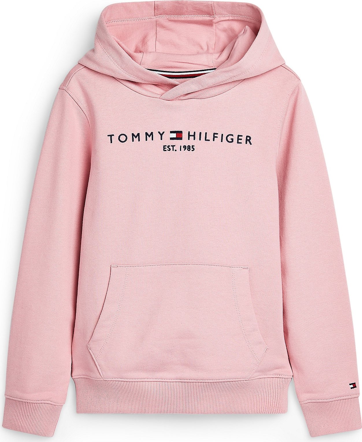 TOMMY HILFIGER Mikina růžová / námořnická modř / ohnivá červená / bílá