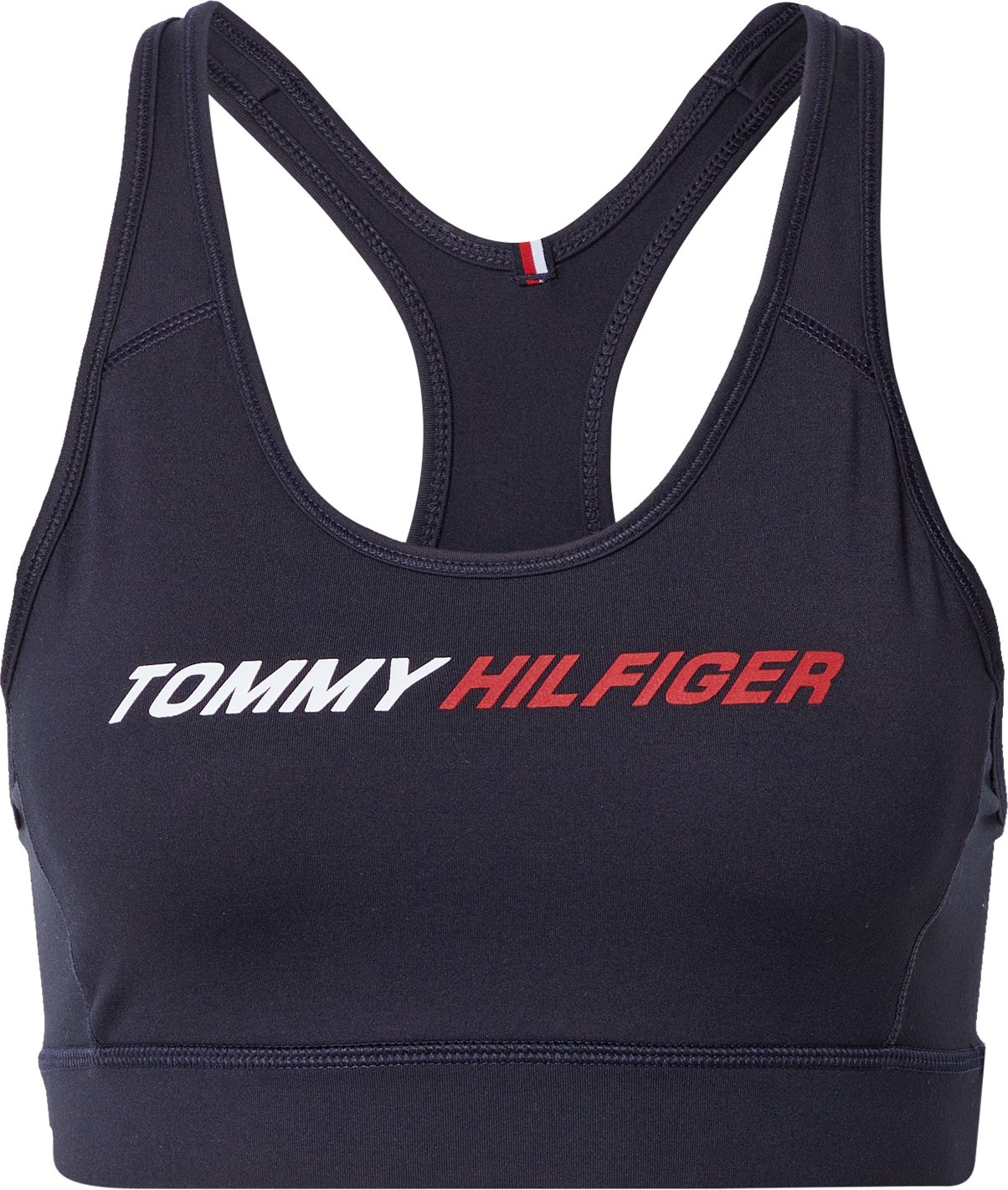 TOMMY HILFIGER Sportovní podprsenka tmavě modrá / bílá / červená