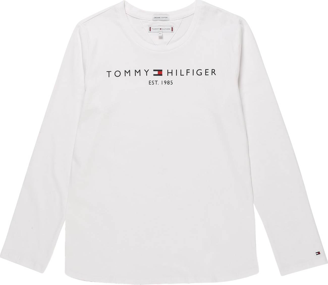 TOMMY HILFIGER Tričko bílá / červená / námořnická modř