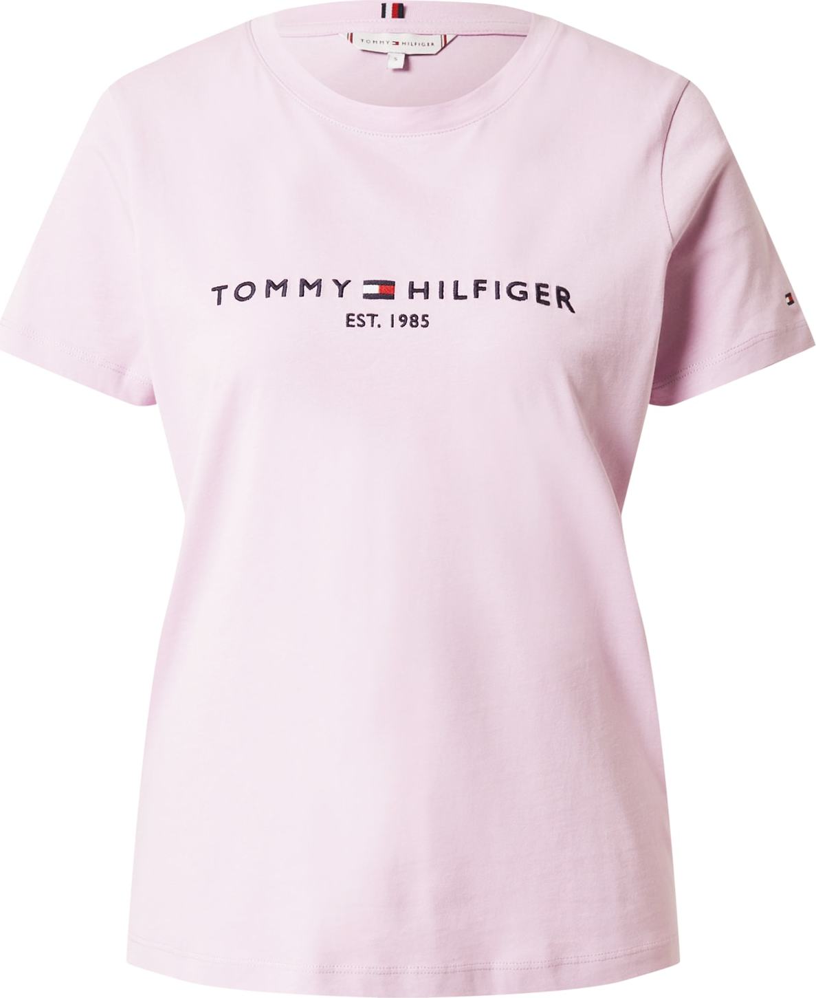 TOMMY HILFIGER Tričko bílá / červená / námořnická modř / šeříková