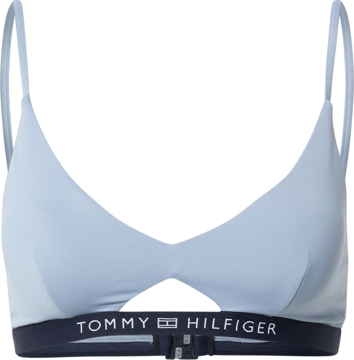 Tommy Hilfiger Underwear Horní díl plavek kouřově modrá / námořnická modř / bílá