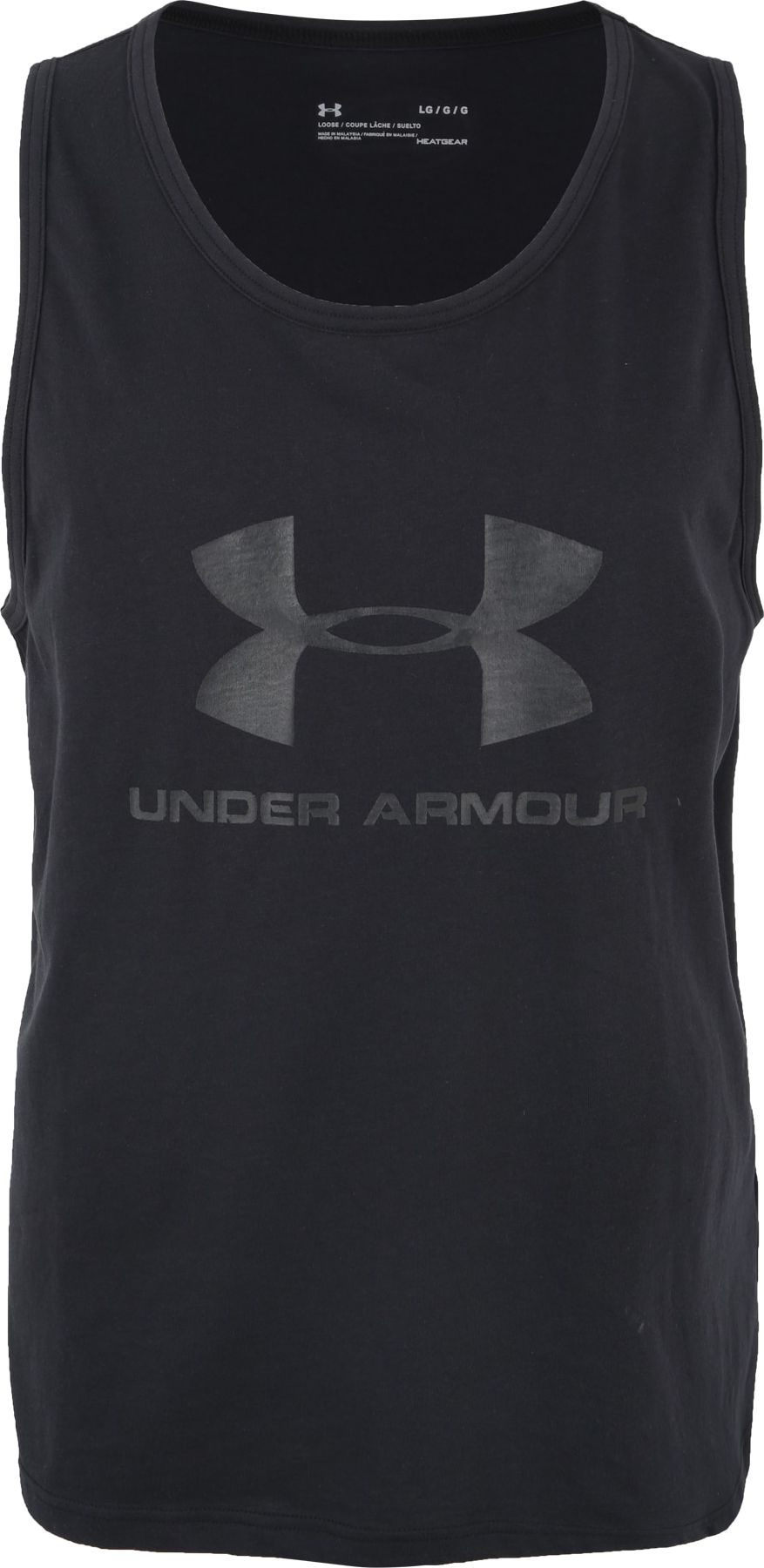 UNDER ARMOUR Funkční tričko černá / tmavě šedá