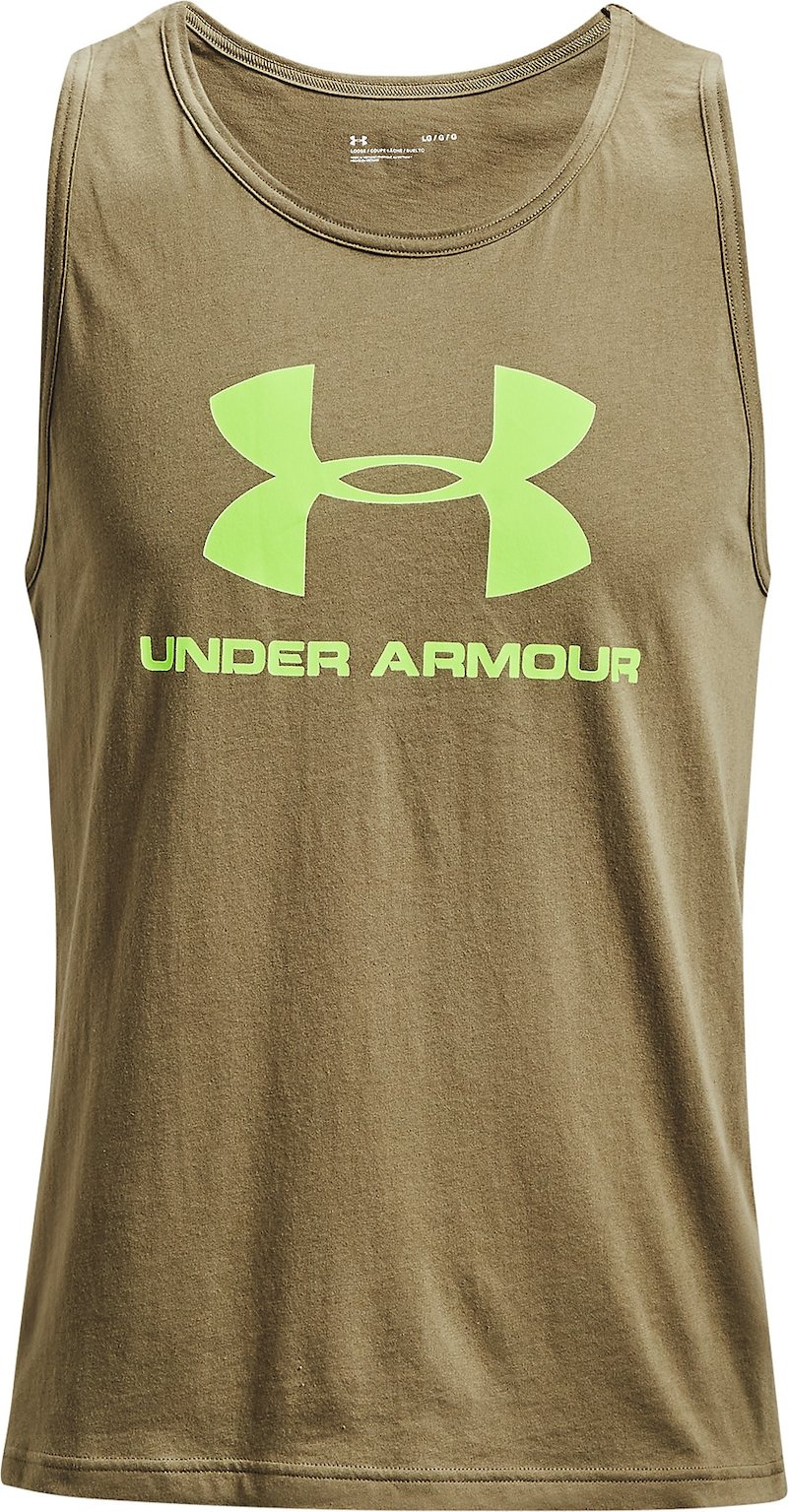 UNDER ARMOUR Funkční tričko olivová / světle zelená