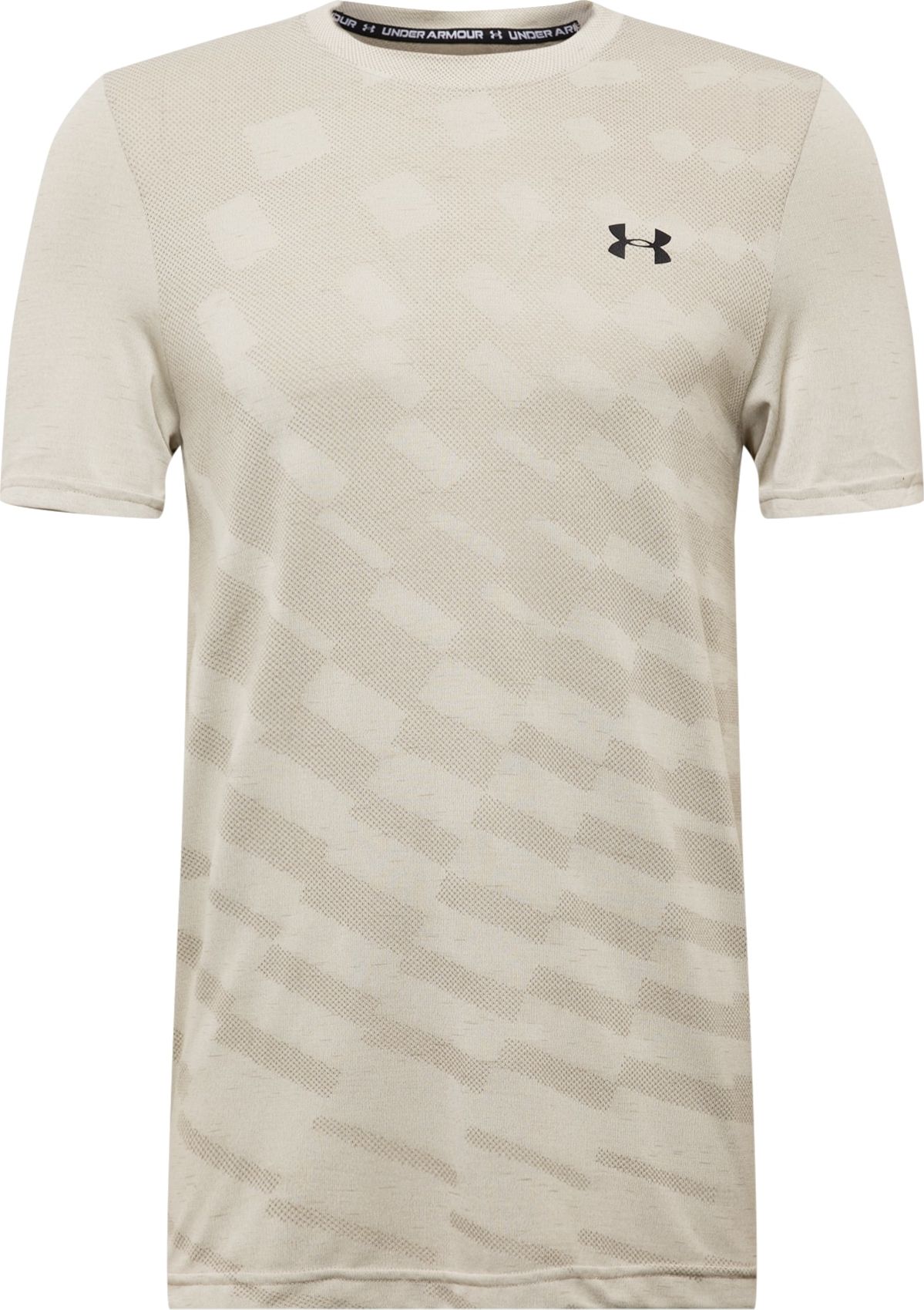 UNDER ARMOUR Funkční tričko 'Radial' černá / béžová / tmavě béžová