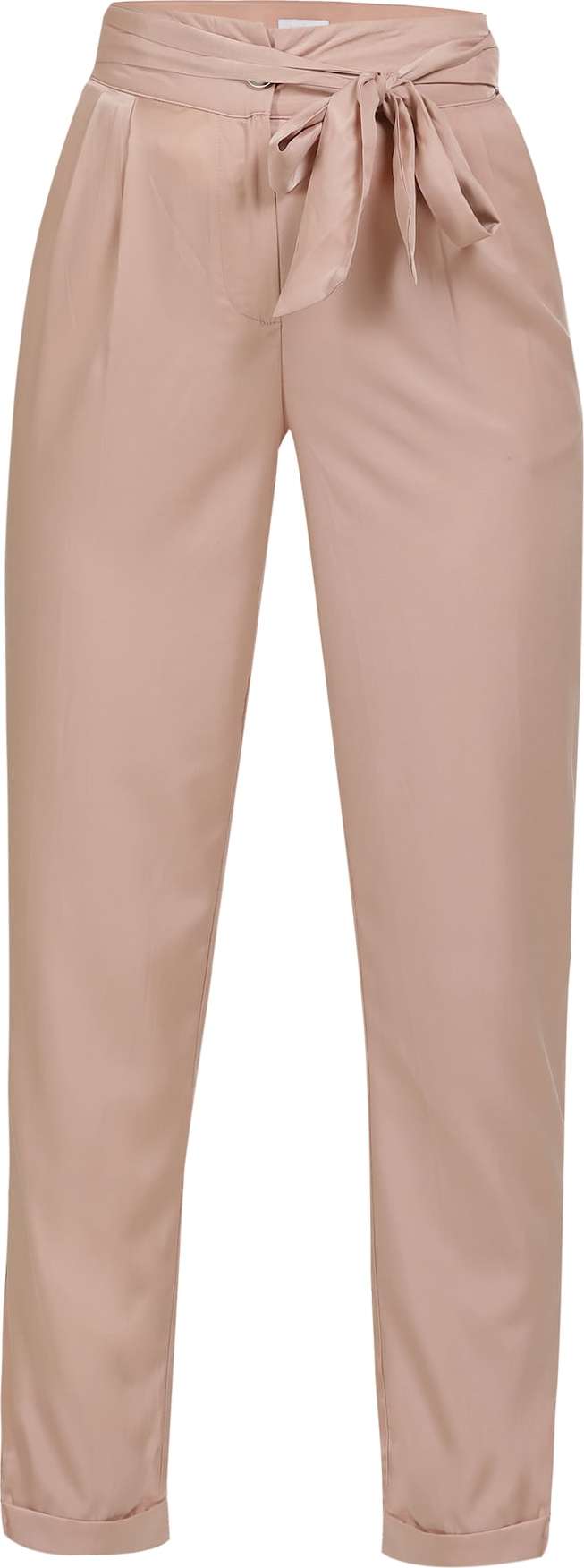 usha WHITE LABEL Kalhoty se sklady v pase růžová