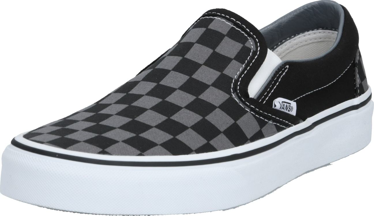 VANS Slip on boty 'UA Classic Slip-On' bílá / černá / šedá