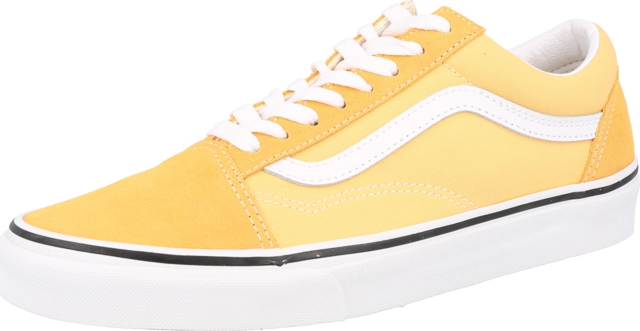 VANS Tenisky 'Old Skool' bílá / světle žlutá / medová