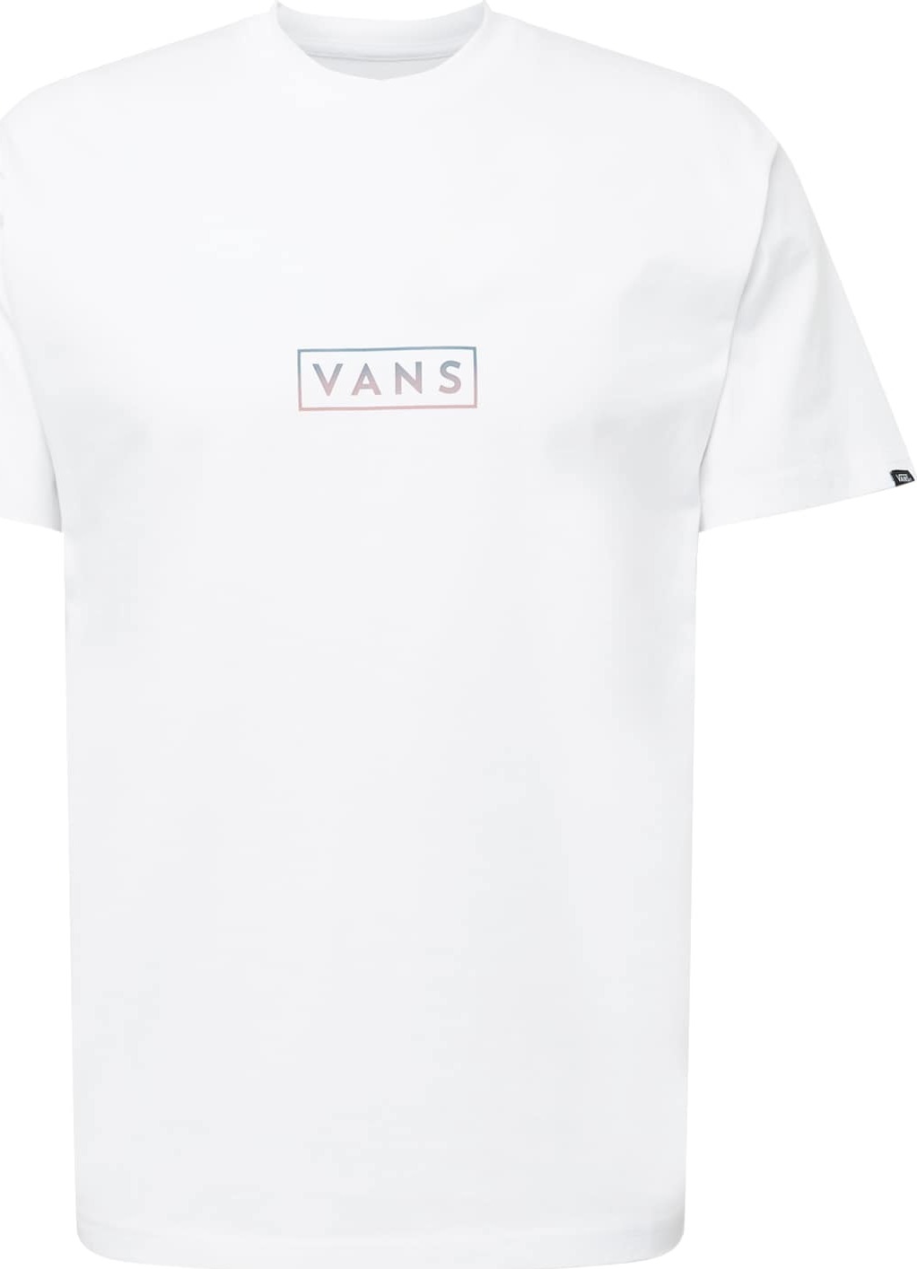 VANS Tričko bílá / modrá / starorůžová