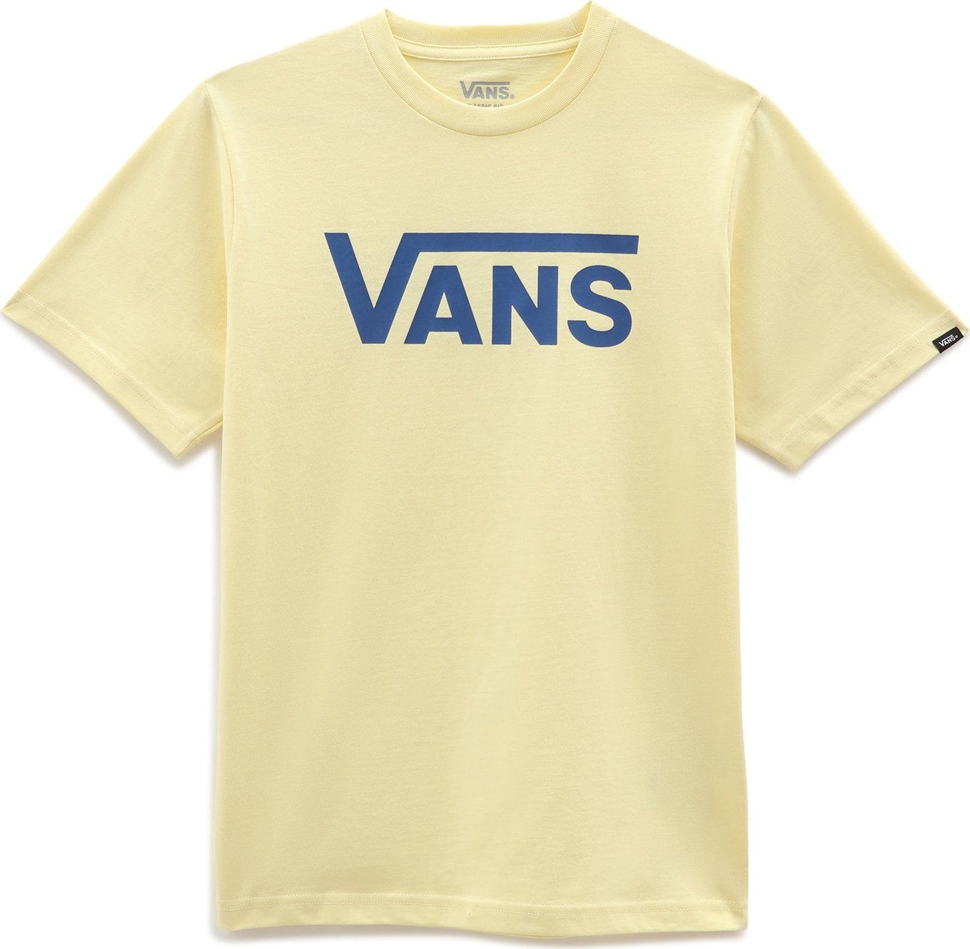 VANS Tričko pastelově žlutá / modrá