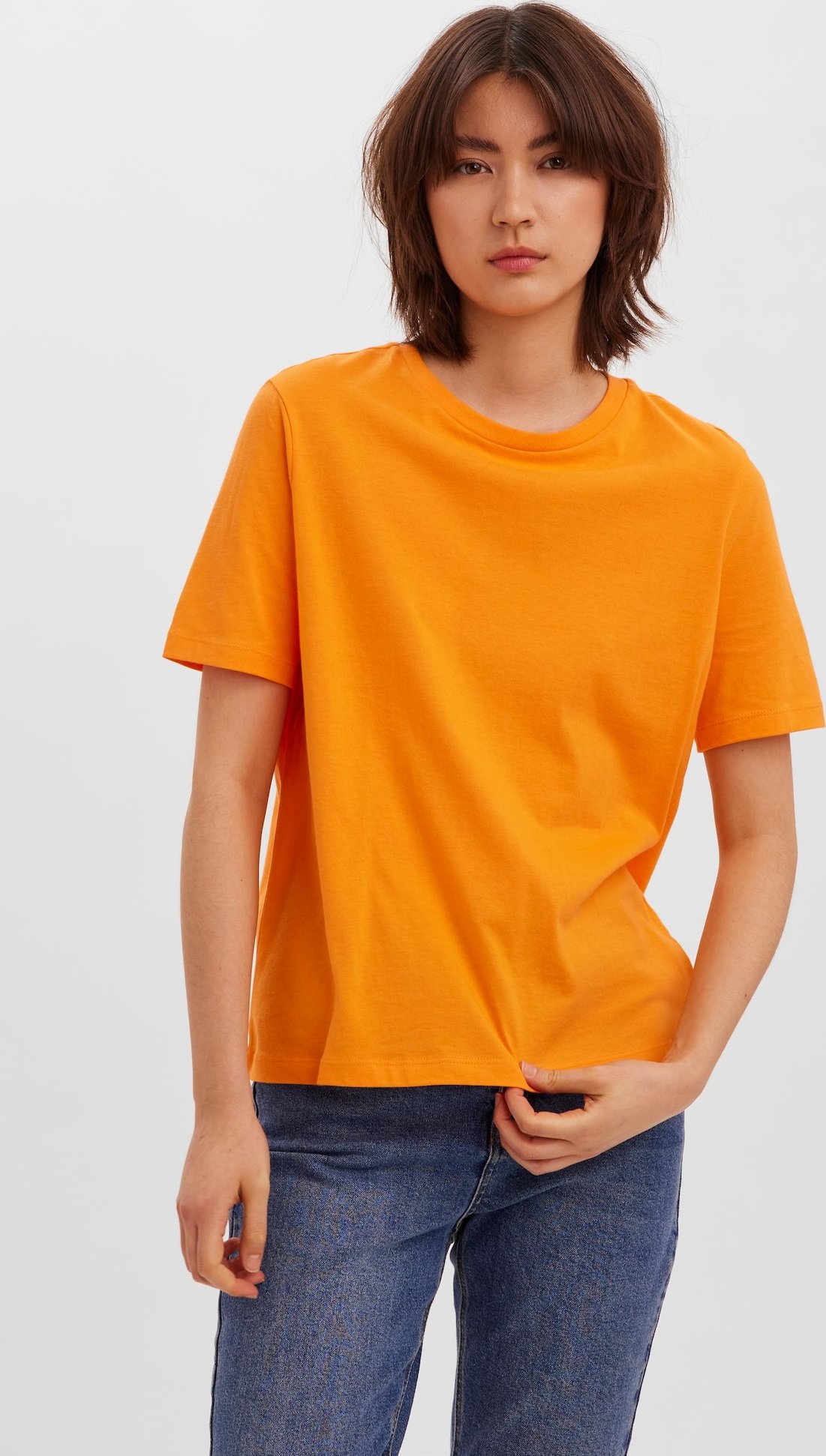 VERO MODA Tričko 'Fresh' oranžová