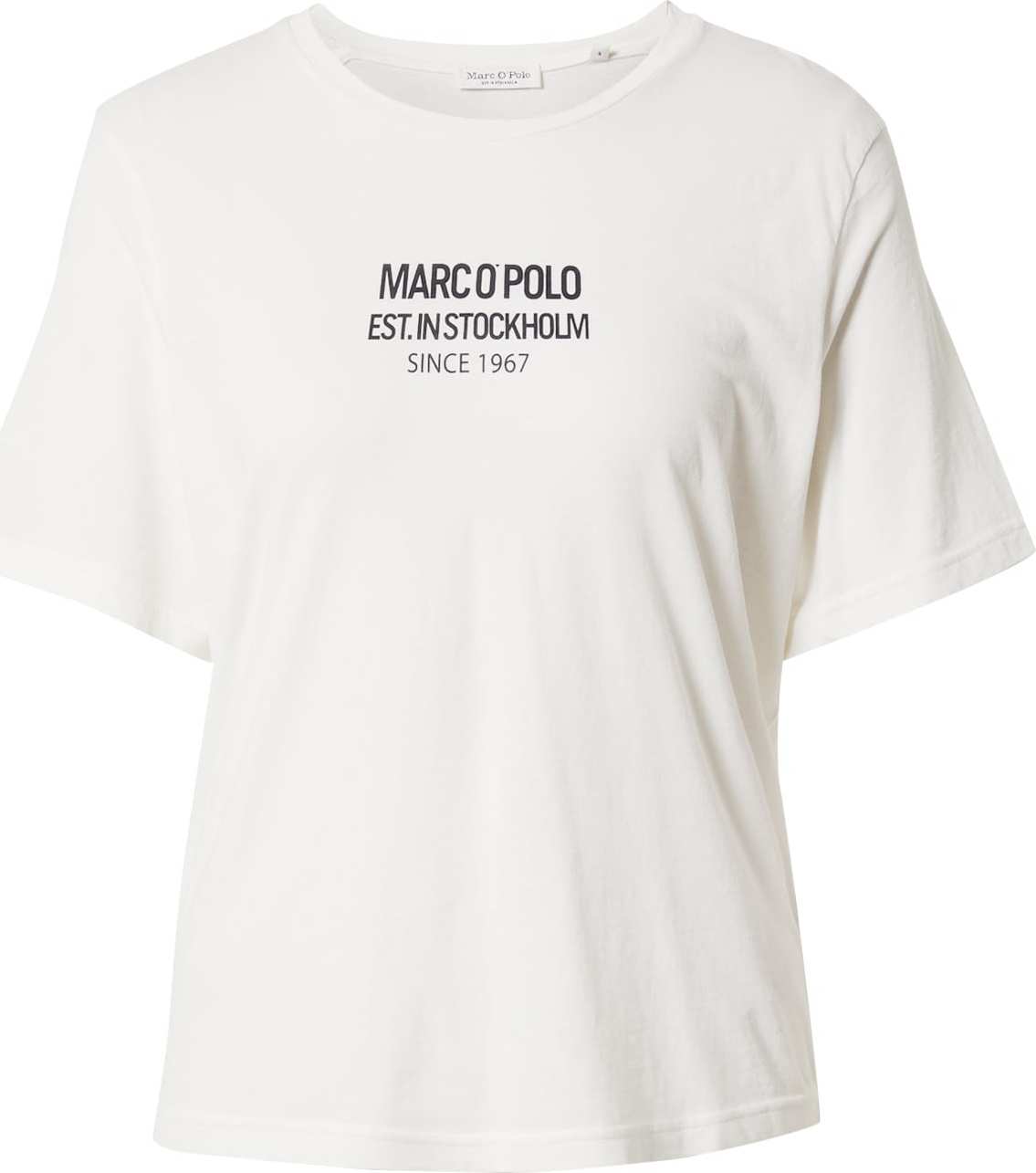 Marc O'Polo Tričko offwhite / pudrová / černá