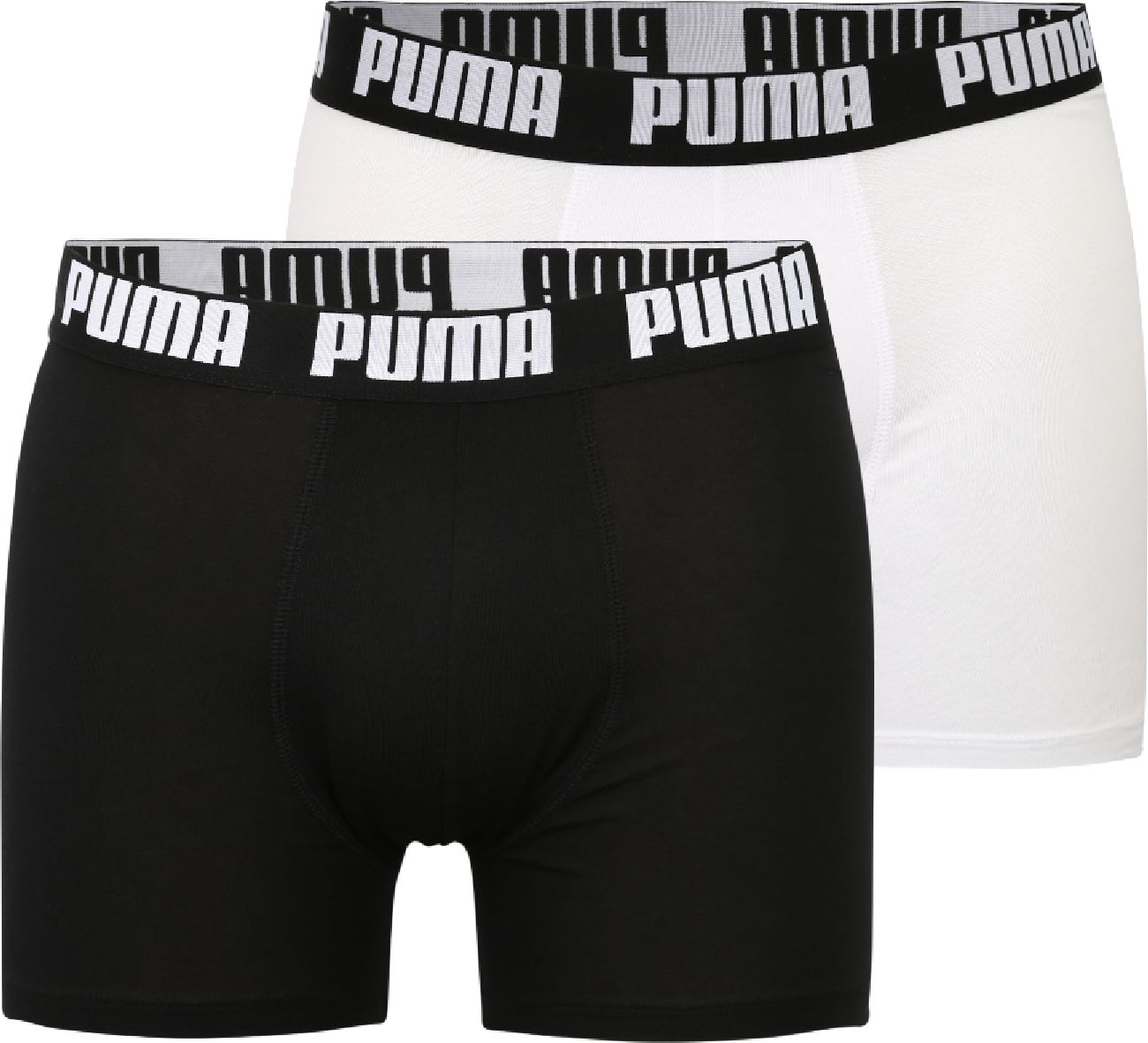 PUMA Boxerky bílá / černá