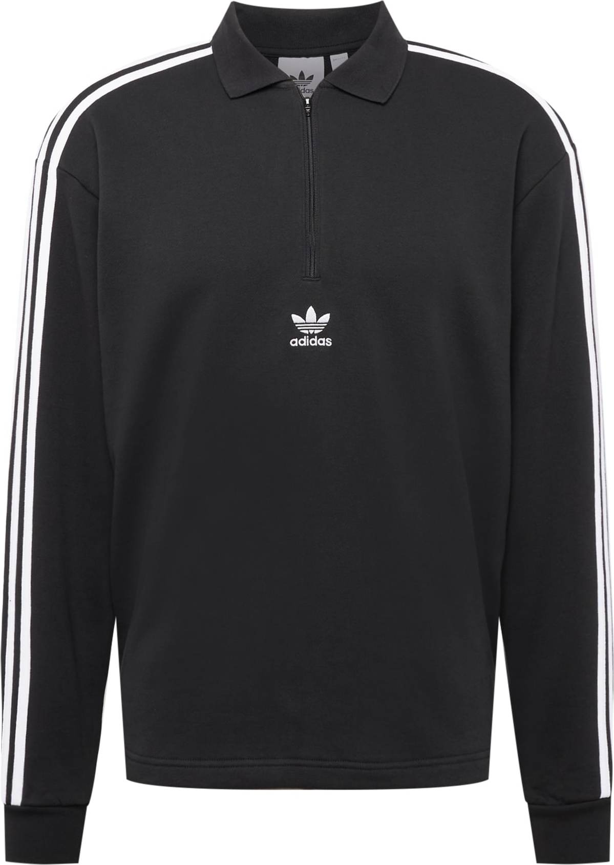 ADIDAS ORIGINALS Mikina černá / bílá