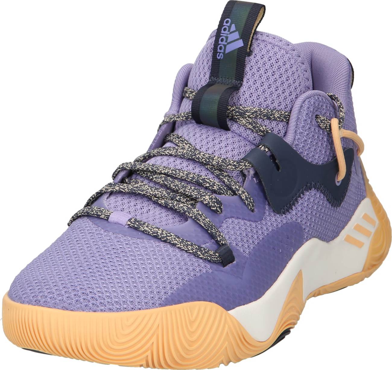 ADIDAS PERFORMANCE Sportovní boty 'Harden Stepback 3' purpurová / béžová / bílá