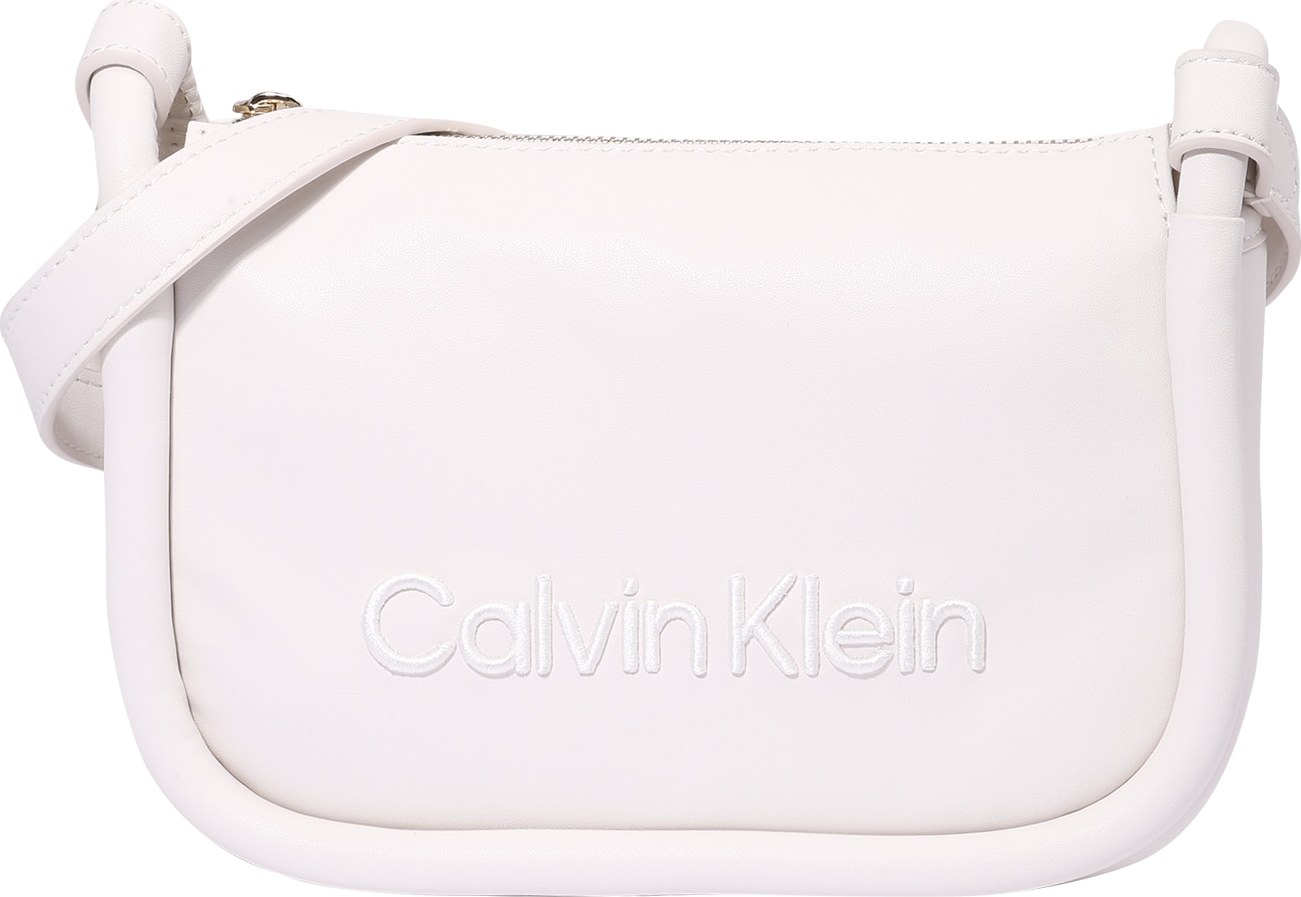 Calvin Klein Taška přes rameno přírodní bílá