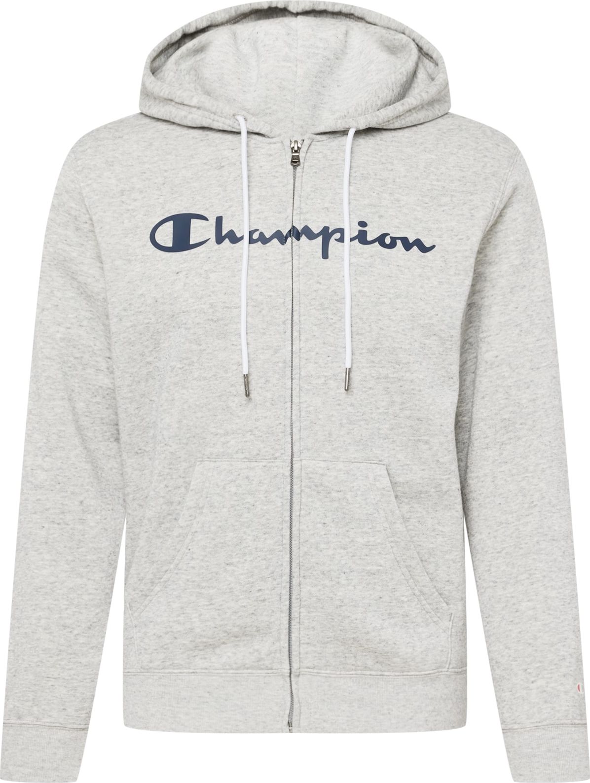 Champion Authentic Athletic Apparel Mikina s kapucí šedý melír / námořnická modř / bílá / červená