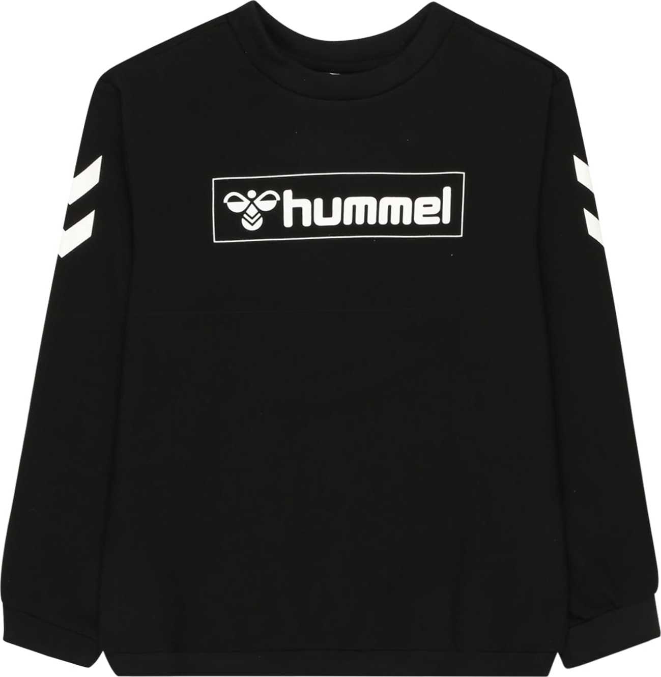 Hummel Mikina černá / bílá