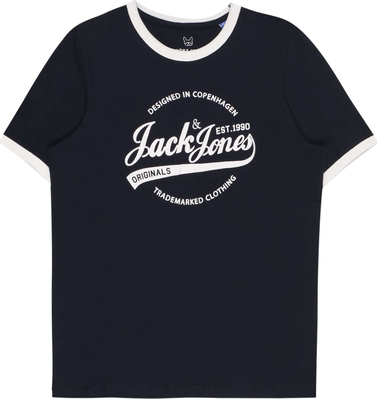 Jack & Jones Junior Tričko 'MESSI' námořnická modř / bílá