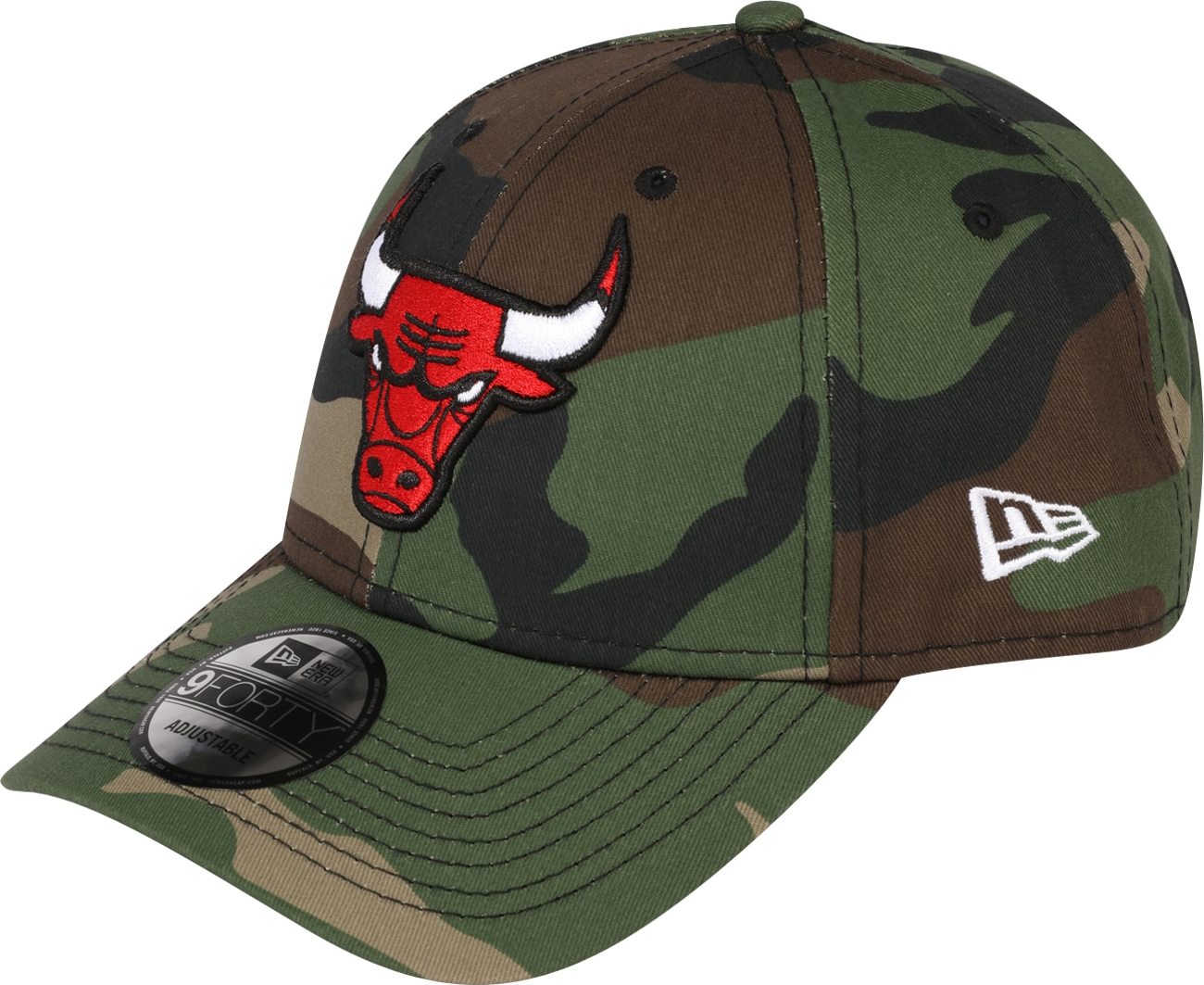 NEW ERA Kšiltovka 'NBA' černá / hnědá / khaki / červená