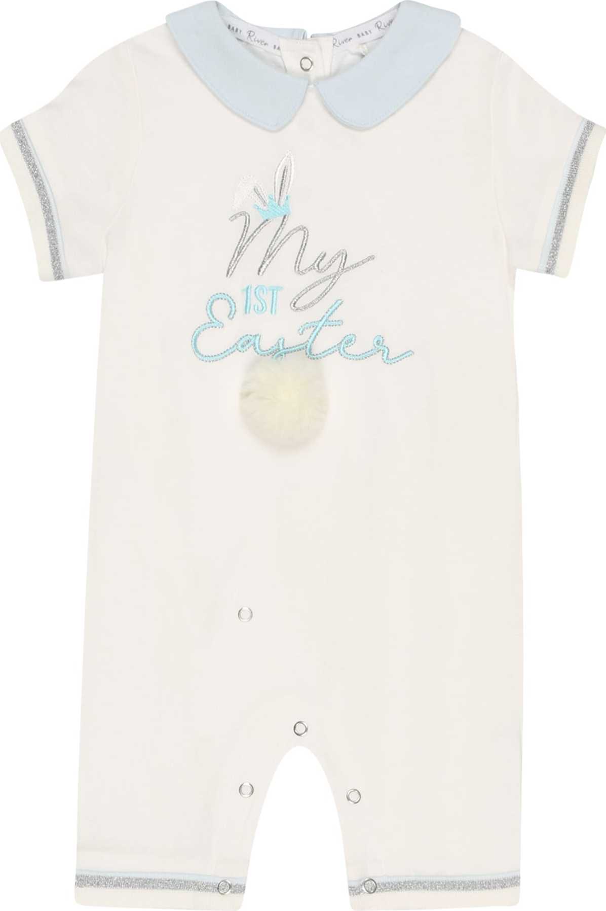 River Island Overal 'MY FIRST EASTER' bílá / mix barev