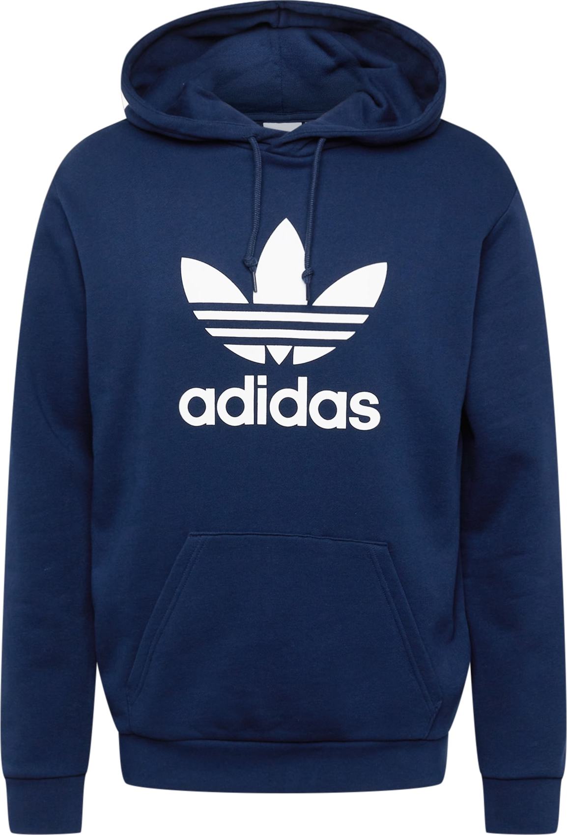 ADIDAS ORIGINALS Mikina bílá / námořnická modř