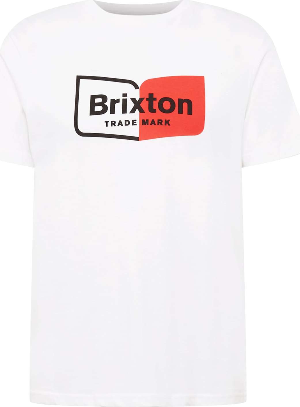 Brixton Tričko 'CHAPTER' bílá / černá / červená