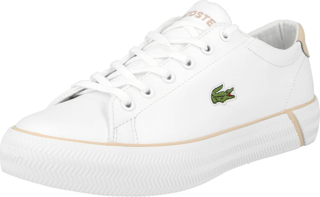 LACOSTE Tenisky 'Gripshot' bílá / zelená / broskvová