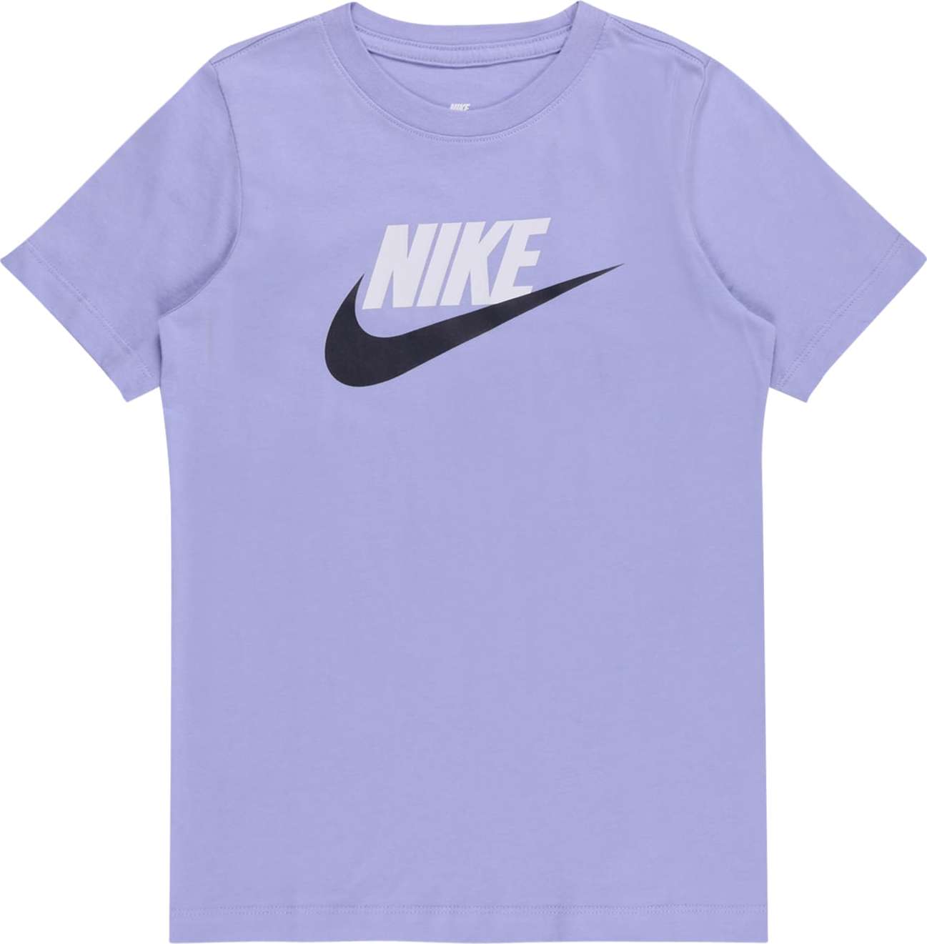 Nike Sportswear Tričko světle fialová / bílá / černá