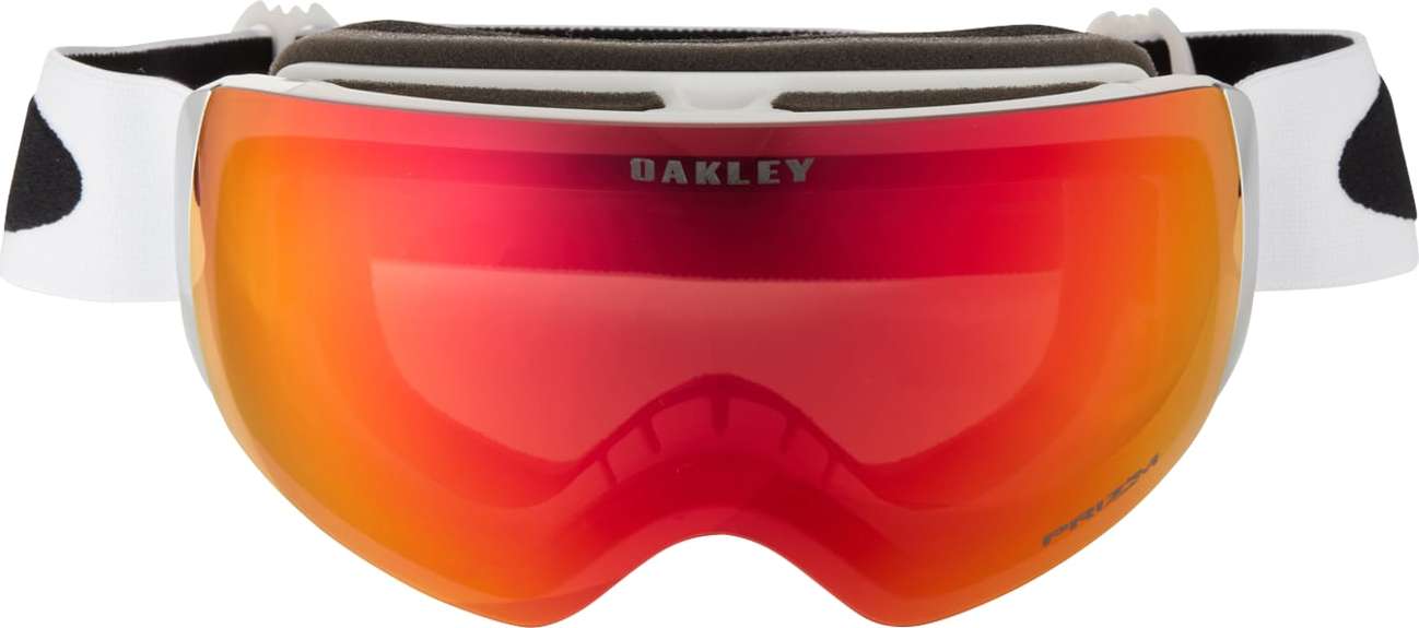 OAKLEY Sportovní brýle 'Flight Deck' bílá / oranžově červená