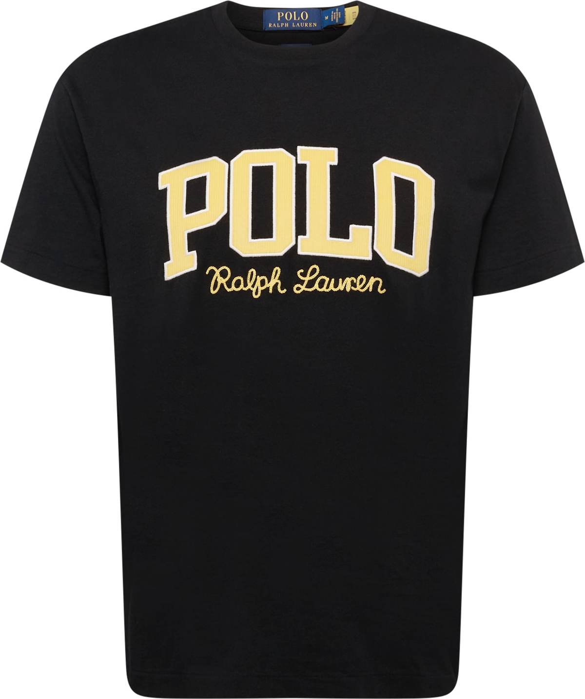 Polo Ralph Lauren Tričko černá / žlutá / bílá