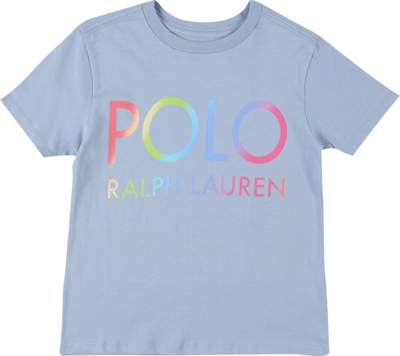 Polo Ralph Lauren Tričko kouřově modrá / červená / pink / fialová / kiwi