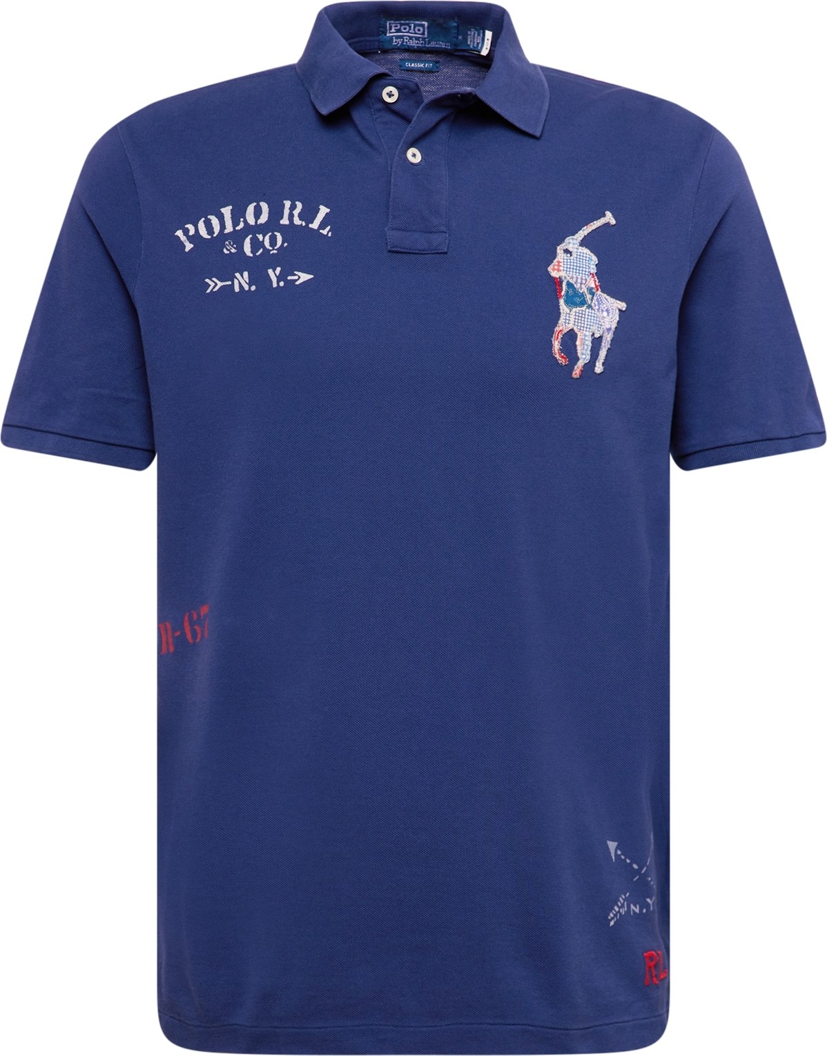 Polo Ralph Lauren Tričko mix barev / modrá