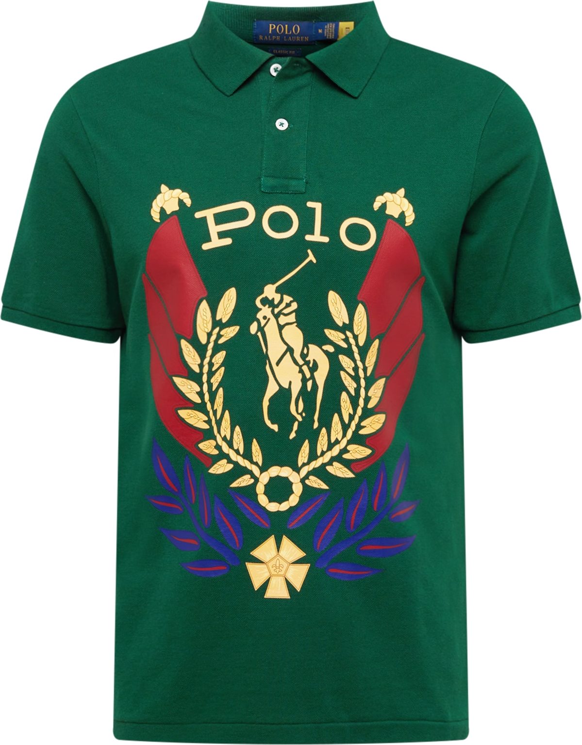 Polo Ralph Lauren Tričko zelená / mix barev