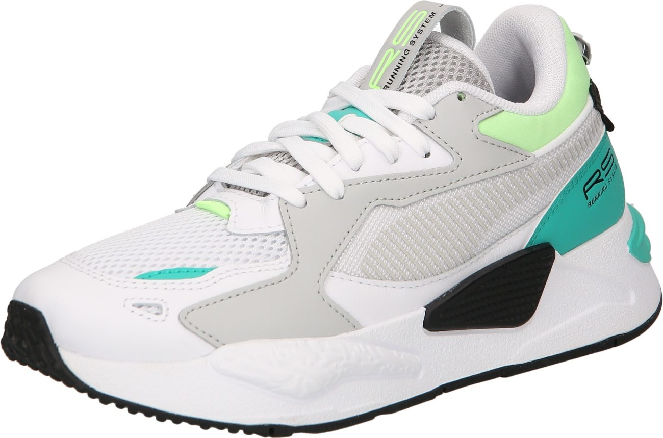 PUMA Tenisky 'RS-Z Core' bílá / šedá / limetková / nefritová