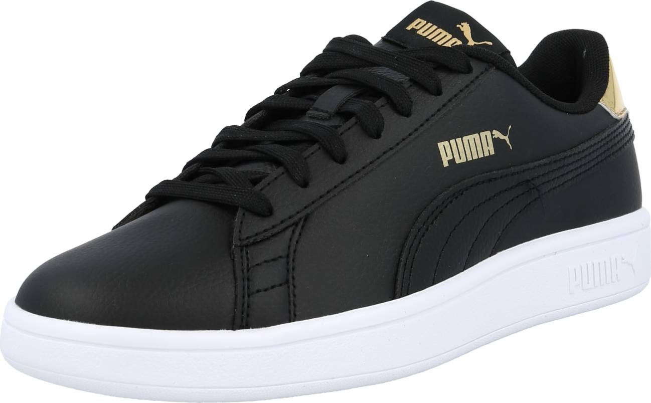 PUMA Tenisky 'Smash' černá / zlatá