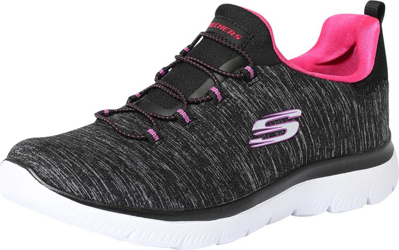 SKECHERS Tenisky 'SUMMITS QUICK GETAWAY' pink / černý melír