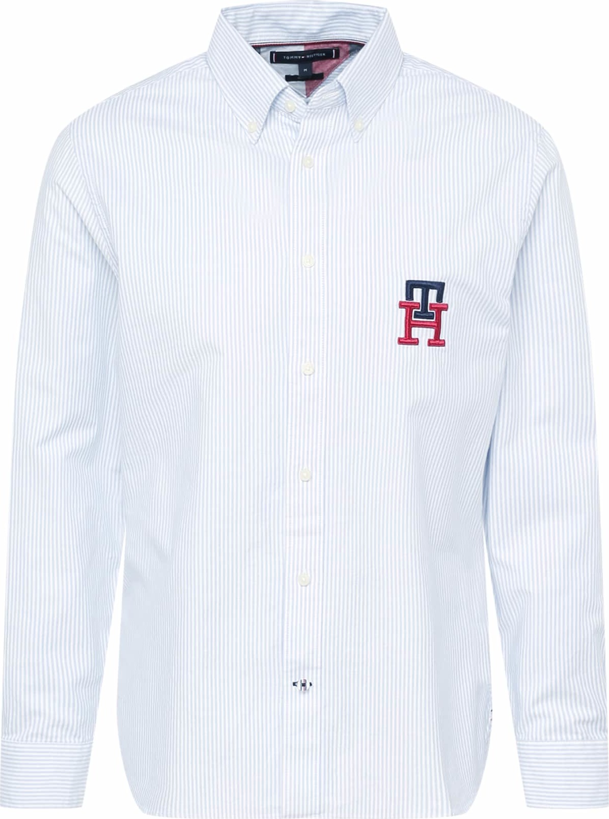 TOMMY HILFIGER Košile světlemodrá / bílá / červená / námořnická modř