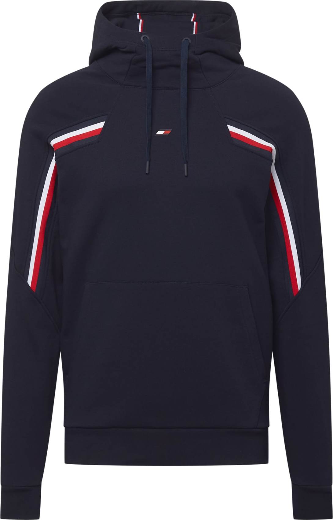 TOMMY HILFIGER Mikina bílá / červená / noční modrá / marine modrá