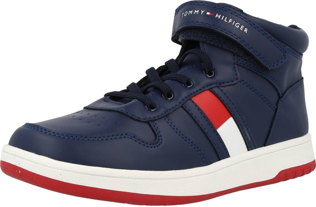 TOMMY HILFIGER Tenisky námořnická modř / červená / bílá