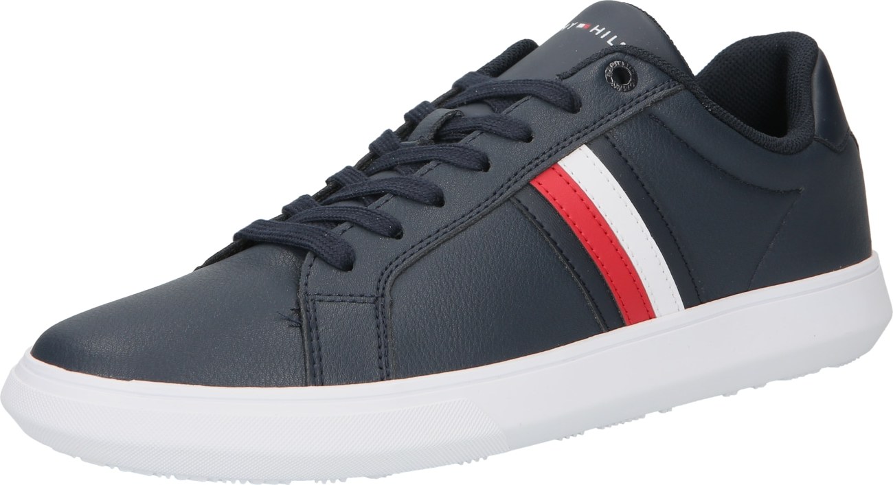 TOMMY HILFIGER Tenisky tmavě modrá / bílá / červená