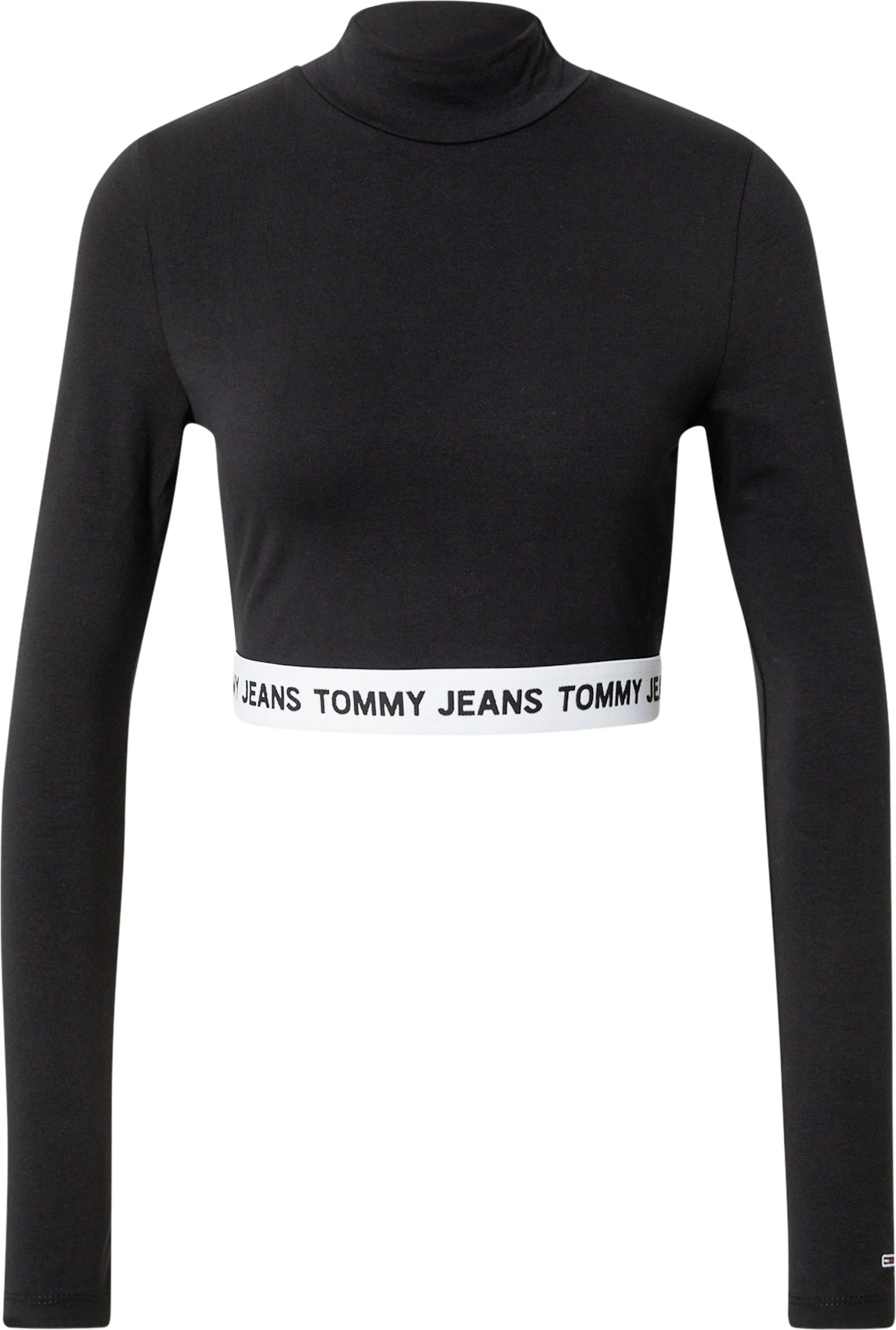 Tommy Jeans Tričko černá / bílá / červená