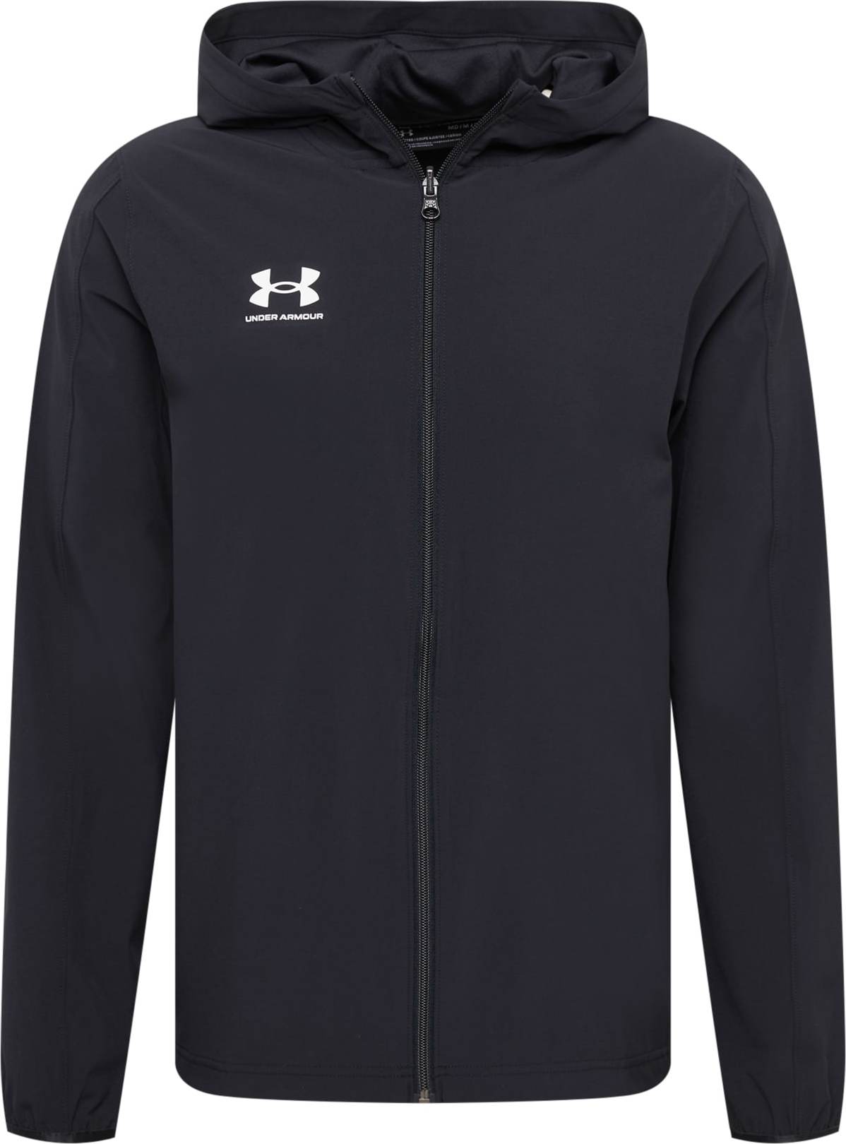 UNDER ARMOUR Sportovní bunda černá / bílá