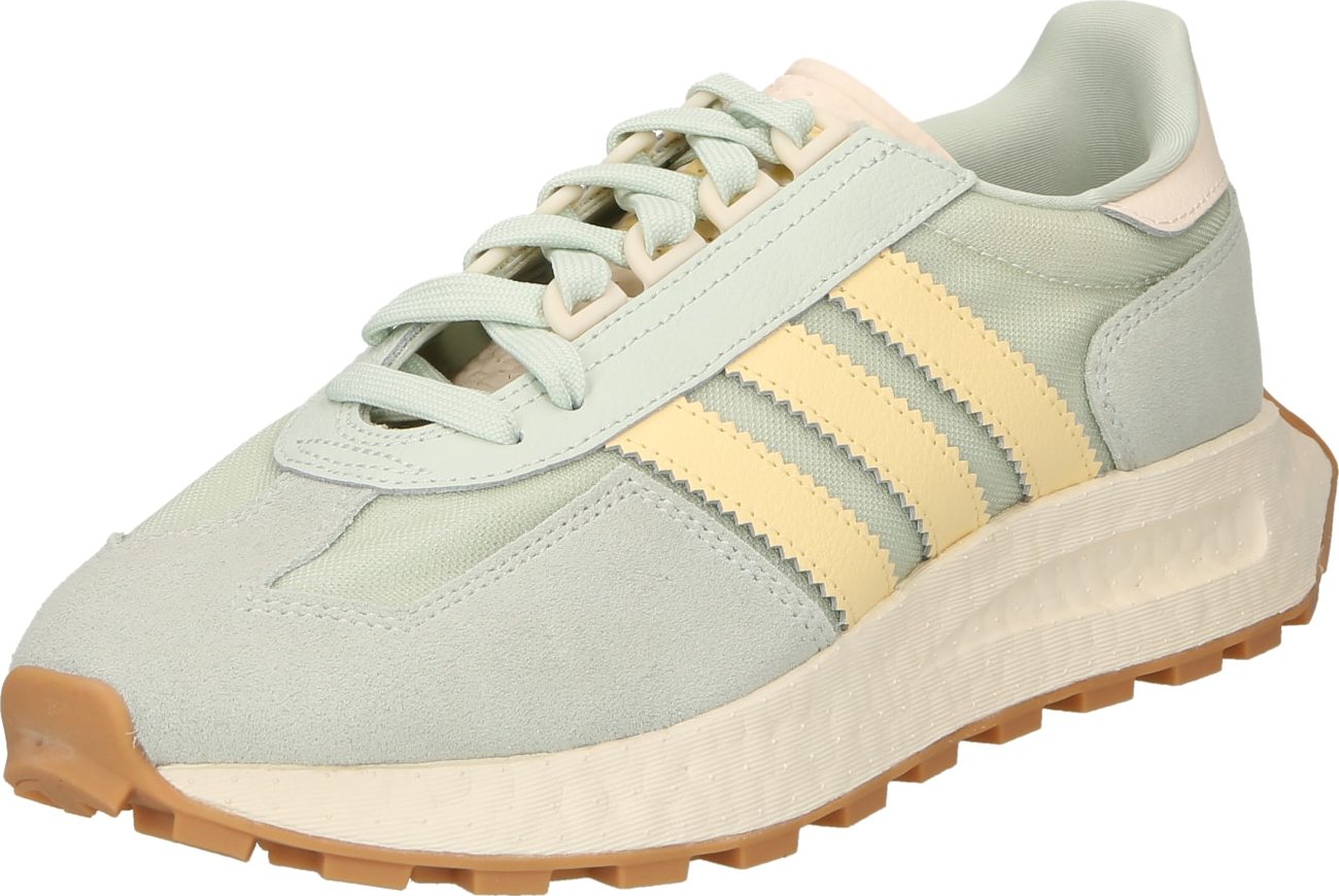 ADIDAS ORIGINALS Tenisky 'Retropy E5' pastelově zelená / pastelově žlutá / bílá