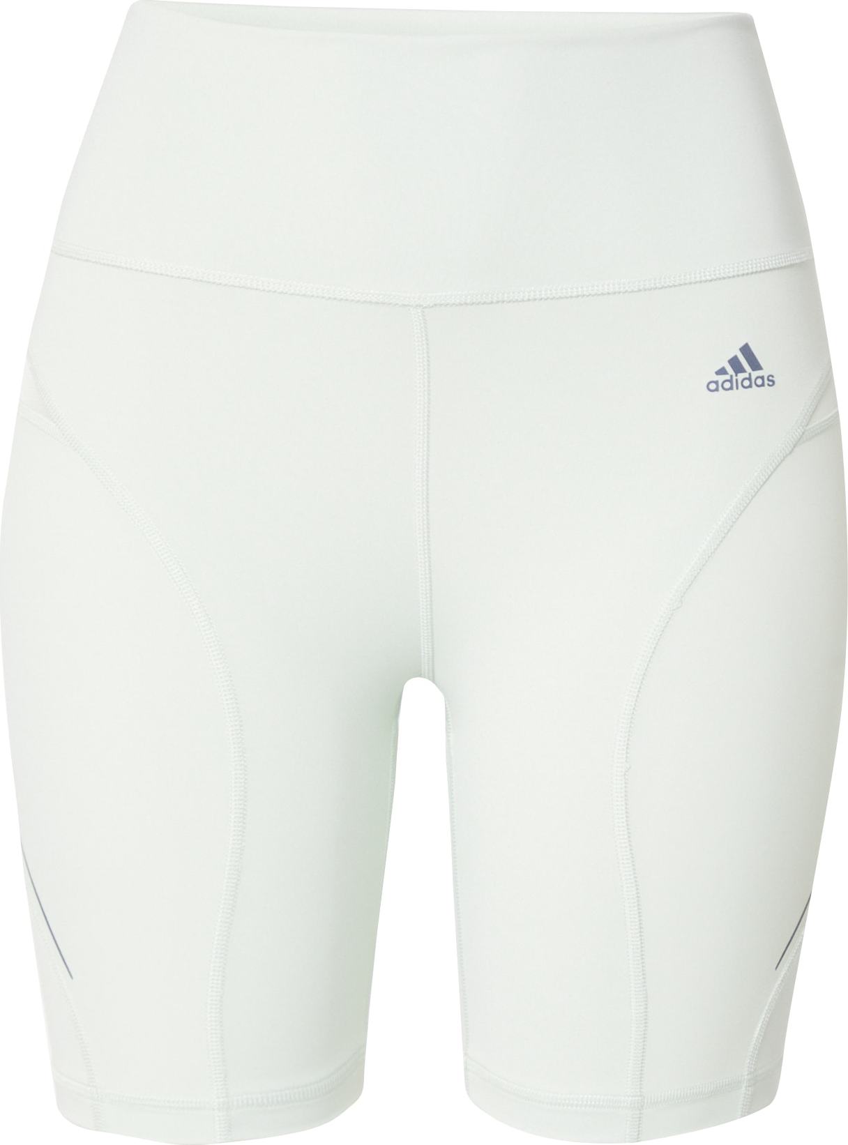 ADIDAS PERFORMANCE Sportovní kalhoty pastelově zelená / černá