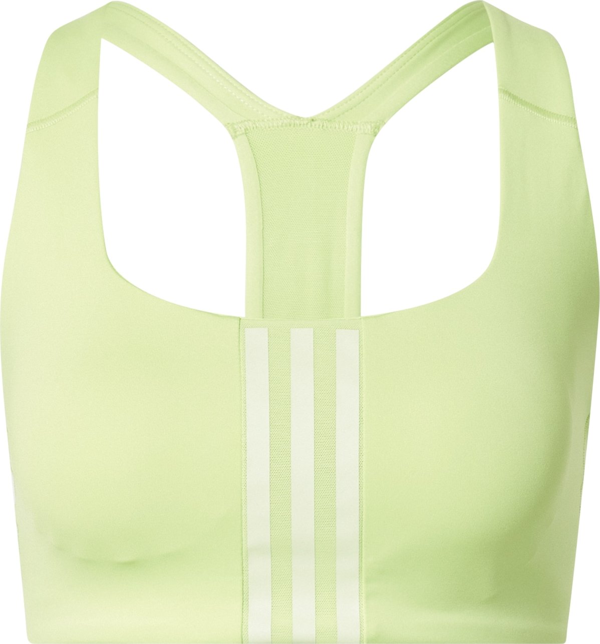 ADIDAS PERFORMANCE Sportovní podprsenka limetková / bílá