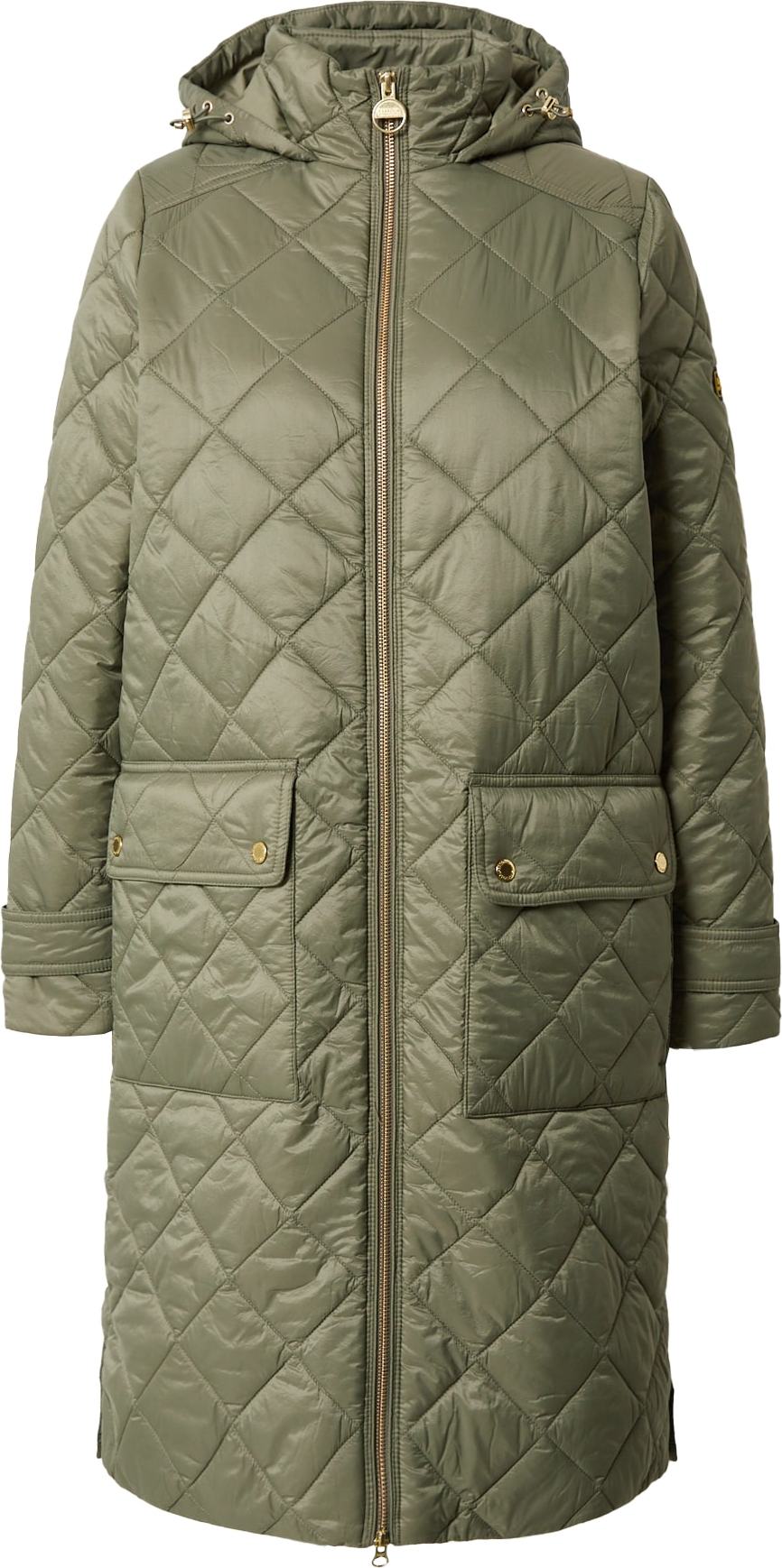 Barbour International Zimní kabát 'Ecosse Quilt' khaki